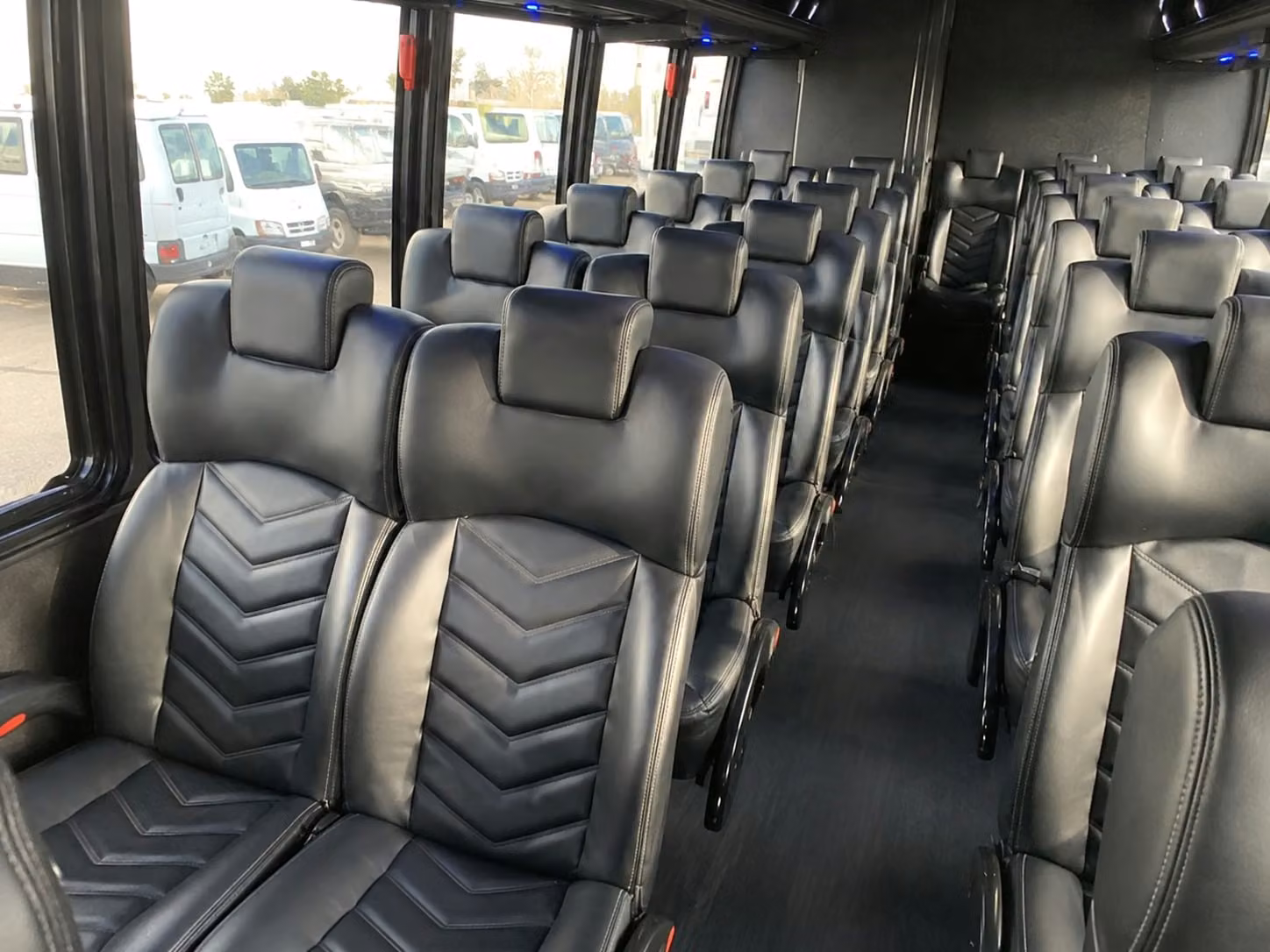 20 passenger minibus interior