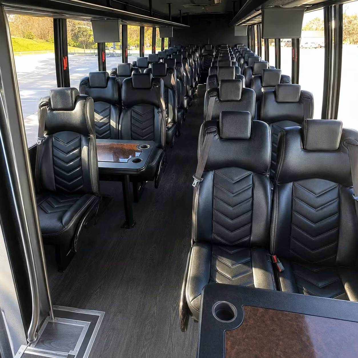 35 passenger minibus inside